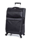 Skyway Bridgeport LP 24 Inch Spinner Suitcase - BLACK - 24