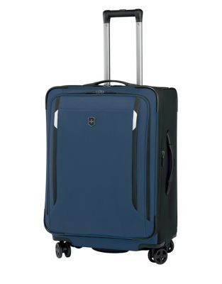 Victorinox Werks Traveller 24 Inch Dual Caster Suitcase - NAVY BLUE - 24