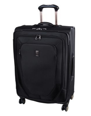 Travelpro Crew 10 25 Inch Expanding Spinner - BLACK - 25