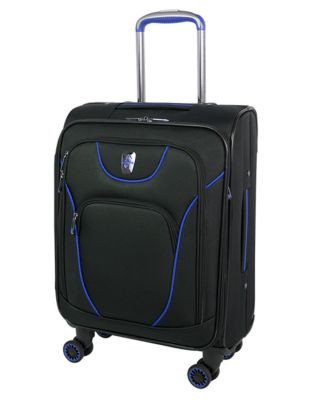 Atlantic Ribbons 20-Inch Expandable Carry-On Spinner Suitcase - BLUE - 20