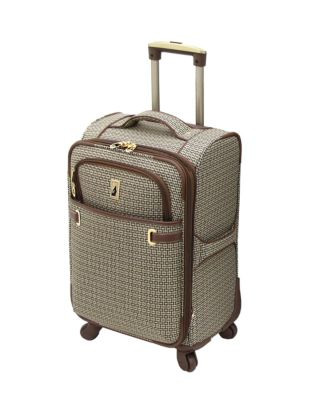 London Fog Stratford 20-Inch Expandable Upright Spinner - TAN - 20