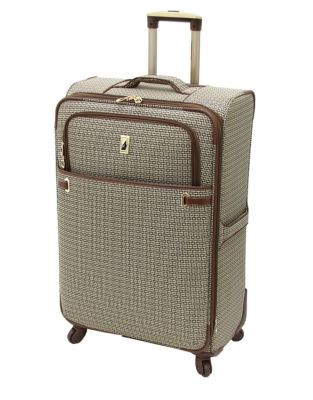 London Fog Stratford 28-Inch Expandable Upright Spinner - TAN - 28