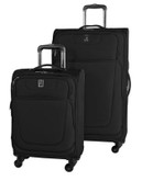 Travelpro Two-Piece Skypro 28-Inch and Carry-On Luggage Set - BLACK - 2 PIECE