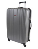 Swiss Gear Sion 28 Inch Expandable Hard Side Suitcase - SILVER - 28