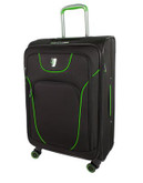 Atlantic Ribbons 24-Inch Expandable Upright Spinner Suitcase - GREEN - 24
