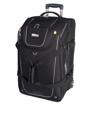 National Geographic Appalachians 25 Inch Wheeled Upright Suitcase - BLACK - 25