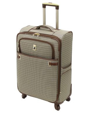 London Fog Stratford 24-Inch Expandable Upright Spinner - TAN - 24