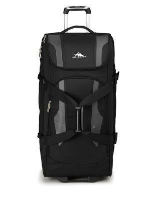 High Sierra Adventure Access 32 Inch Wheeled Duffle Backpack - BLACK - 32