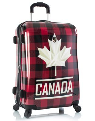 Heys Canada Flannel 26 inch Suitcase - RED - 26 IN