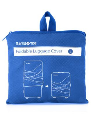 Samsonite Foldable Luggage Cover Large - BLUE
