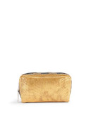 Lesportsac Metallic Snake-Look Cosmetic Bag - GOLD