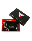 Guess Faux Leather Keychain Pouch - ONYX