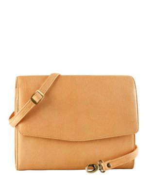 Derek Alexander Leather Tablet Case Bag - TAN