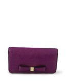 Anne Klein Faux Pebbled Leather Phone Case - MAGENTA