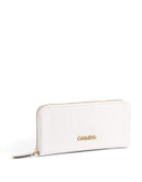 Calvin Klein Saffiano Leather Wallet - WHITE
