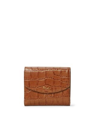 Lauren Ralph Lauren Darwin French Leather Wallet - BOURBON
