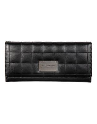Club Rochelier Quilted Clutch Wallet - BLACK