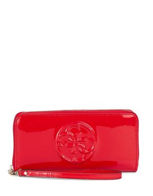 Guess Korry Zip Around Wristlet Wallet - RED