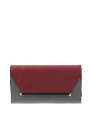 Vince Camuto Addy Leather Wallet - SMOKE/CABERNET
