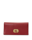 Lauren Ralph Lauren Whitby Slim Leather Wallet - RED