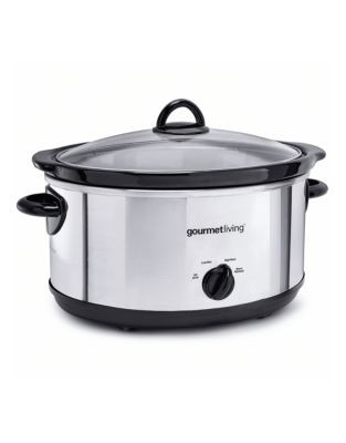 Gourmet Living Multi-Temperature Slow Cooker - STAINLESS STEEL