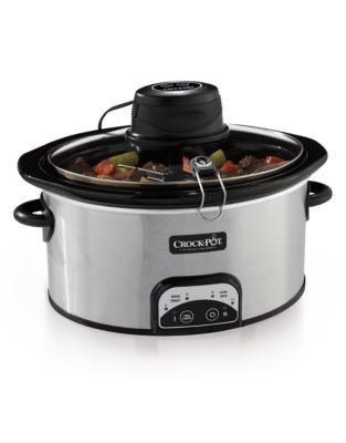 Crock Pot Digital Slow Cooker with iStir Stirring System - STAINLESS STEEL