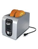 Black And Decker 2 Slice Stainless Steel Toaster - STAINLESS STEEL