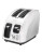 T-Fal Avante Icon 2 Slice Toaster - WHITE