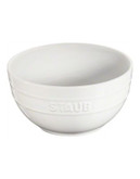 Staub Small Logo Embossed Ceramic Bowl - WHITE