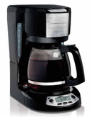 Hamilton Beach 12 Cup Digital Coffeemaker - BLACK