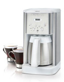 Cuisinart Brew Central 10 Cup Programmable Coffeemaker - WHITE AND SILVER