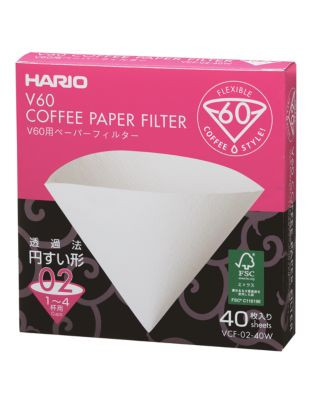 Hario Coffee Paper Filter - WHITE