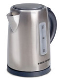 Black And Decker 1.7L Stainless Steel Kettle - STAINLESS STEEL