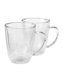 Trudeau Seat of Two Double Wall Mugs