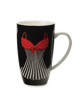 Maxwell & Williams Christopher Vine Mademoiselle Mug - BLACK