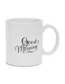 Distinctly Home Good Morning Icon Mug - CREAM