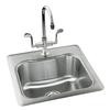Staccato(Tm) Single-Basin Self-Rimming Entertainment Kitchen Sink