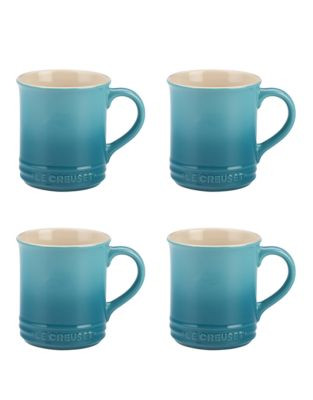 Le Creuset Set of 4 Mugs - CARIBBEAN