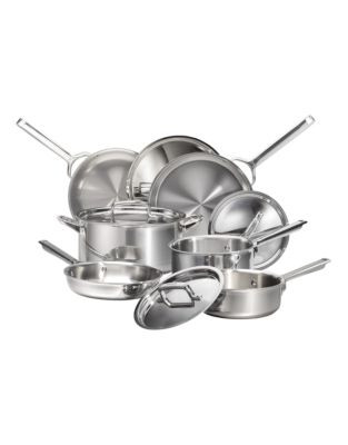 Wolf Gourmet 10-Piece 7-Ply Multi-Clad Cookware Set - STAINLESS STEEL