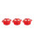 Staub Ceramic 3-Piece Round Mini Cocotte Set - RED