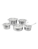 Zwilling J.A.Henckels Passion 10 Piece Stainless Steel Cookware Set - STAINLESS STEEL