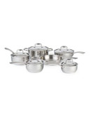 Paderno 11-Piece Steel Eternity Cookware Set - STAINLESS STEEL