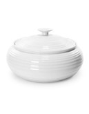 Sophie Conran For Portmeirion Low Casserole with Flat Bottom 8.5 Inch - WHITE