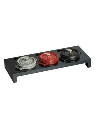Staub Stand For 3 Mini Round Cocottes - BLACK