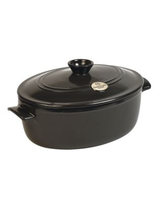 Emile Henry Oval Covered Stewpot - PEPPER - 6
