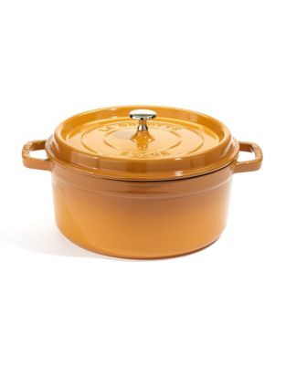 Staub 11 1/2 Inch Oval Cocotte - MUSTARD - 5.2L