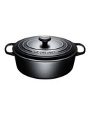 Le Creuset Oval 6.3-Litre French Oven Pot - LICORICE - 6.3L