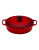 Le Creuset 3.4L Shallow Oval Cast Iron French Oven - CHERRY - 3.4 L