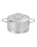Demeyere Atlantis 1.5 L Dutch Oven and Saucepot with Lid - SILVER