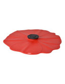 Charles Viancin Poppy 6 Inch Silicone Lid - RED